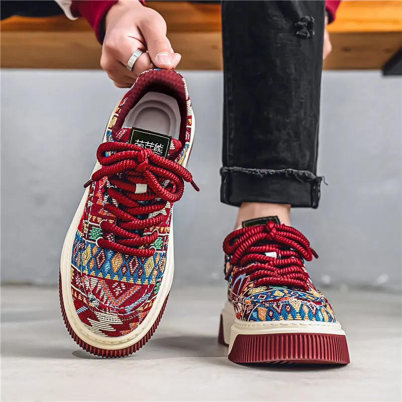 Budding Bear Low-Top Skateboard Shoes Men's-3