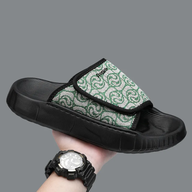 Budding Bear Slip Resistant Abrasion Resistant Slide Slippers Men's-3
