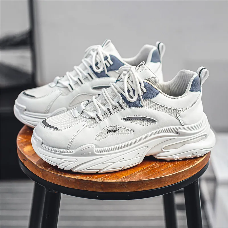 Budding Bear Anti Slip Wear Resistant Low Top Chunky Sneakers Men's-5