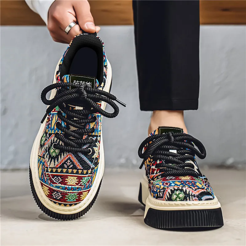 Budding Bear Low-Top Skateboard Shoes Men's-8