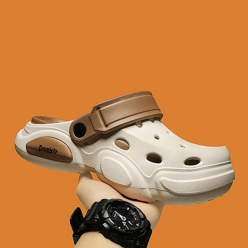 Budding Bear EVA Abrasion Resistant Slip Resistant Closed Toe Slippers Men's-10