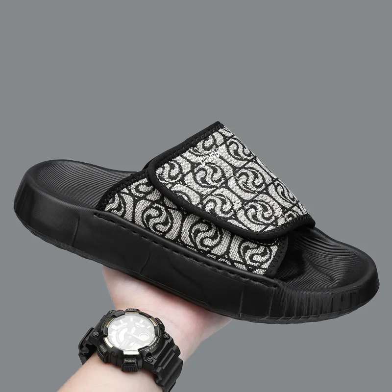 Budding Bear Slip Resistant Abrasion Resistant Slide Slippers Men's-1