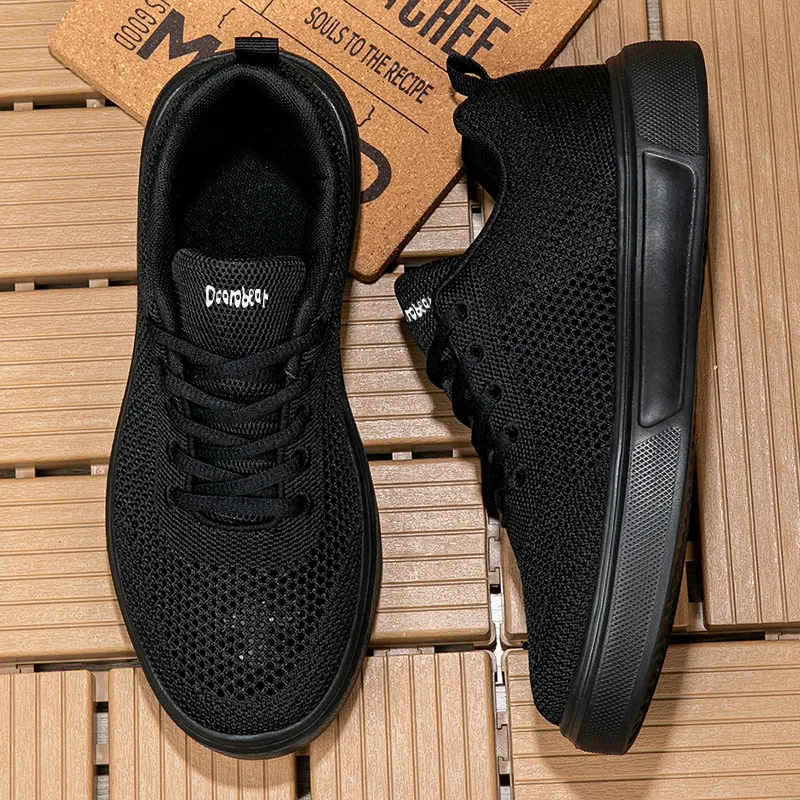 Budding Bear Casual Shoes Men Low Top Black/White-7