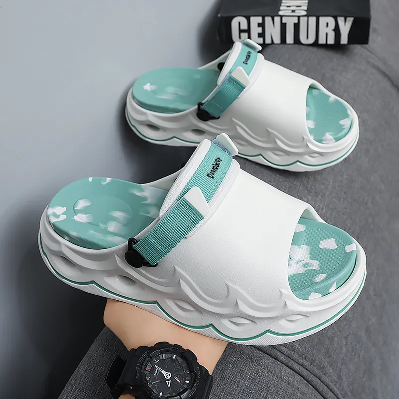 Budding Bear EVA Quiet Slip Resistant Odor Resistant Abrasion Resistant Massage Slide Slippers Unisex Box-4