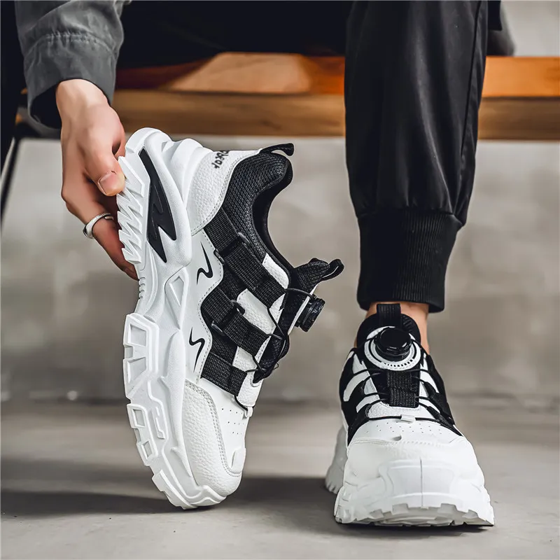 Budding Bear Abrasion Resistant Low Top Chunky Sneakers Men's-5