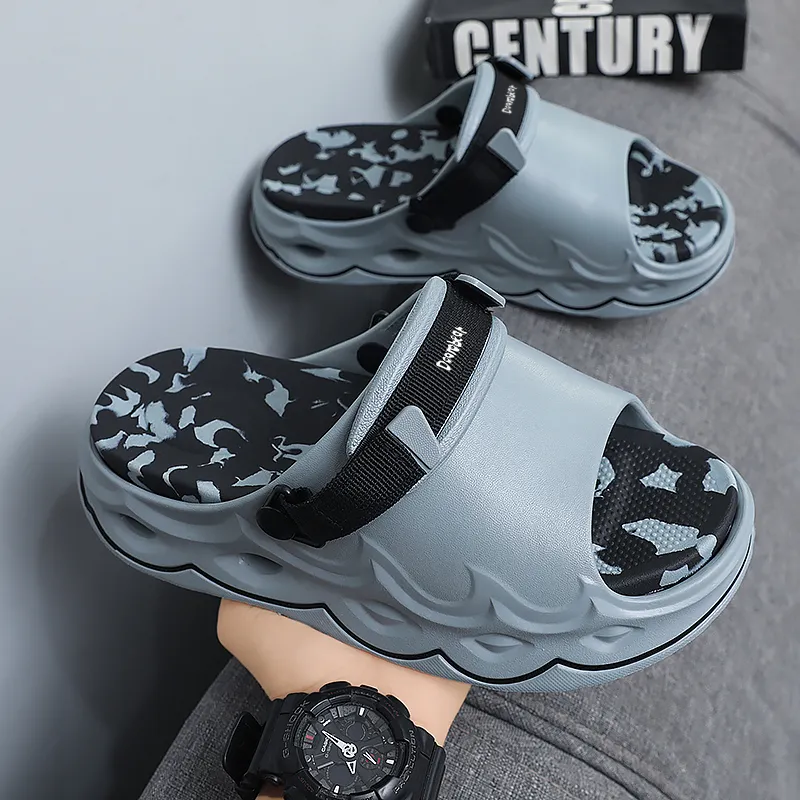 Budding Bear EVA Quiet Slip Resistant Odor Resistant Abrasion Resistant Massage Slide Slippers Unisex Box-9