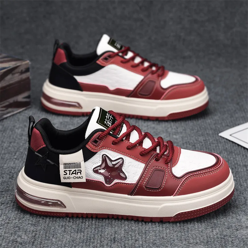 Budding Bear Anti-Slip Wear-Resistant Low-Top Skateboard Shoes Men's-7