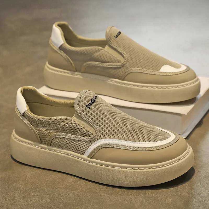 Budding Bear Slip Resistant, Abrasion Resistant, Lightweight, Breathable Low Top Skateboard Shoes Men's-7