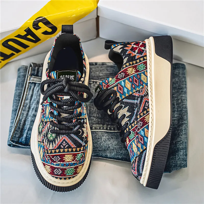 Budding Bear Low-Top Skateboard Shoes Men's-6