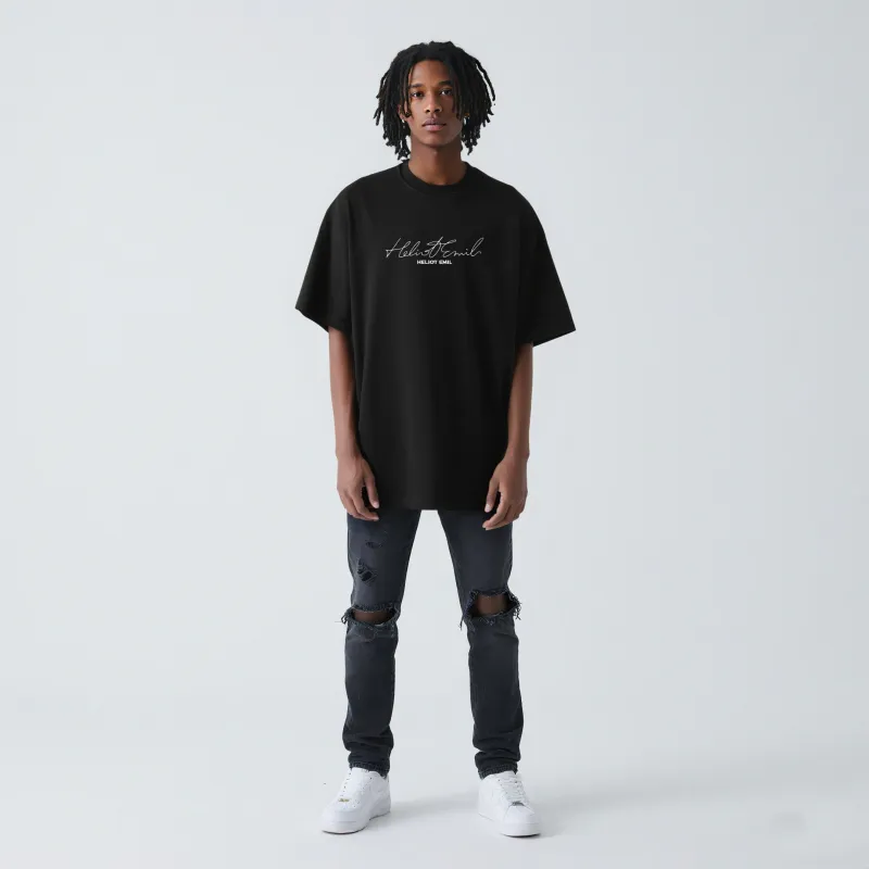HELIOT EMIL T Shirt Unisex Black-2