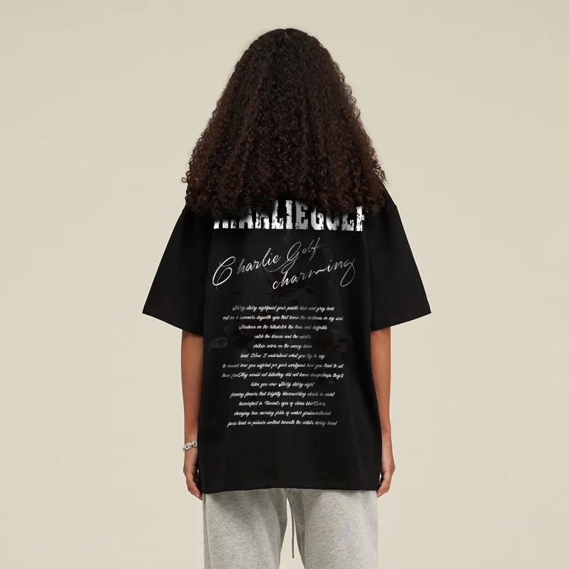 CHARLIE GOLF T-Shirt Unisex White-4