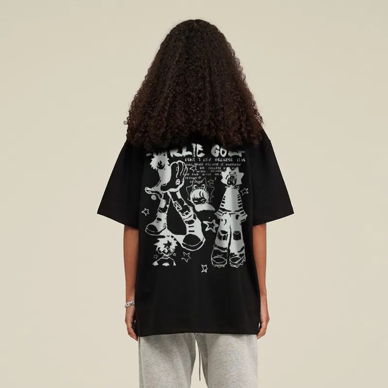 CHARLIE GOLF T Shirt Unisex Black-2