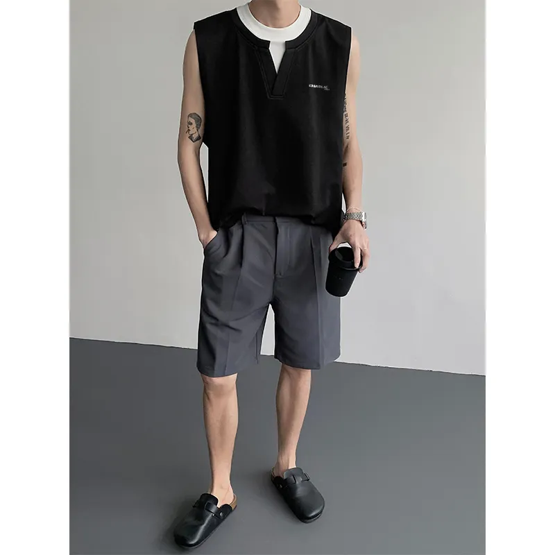 CHARLIE GOLF Tank Tops Unisex White-4