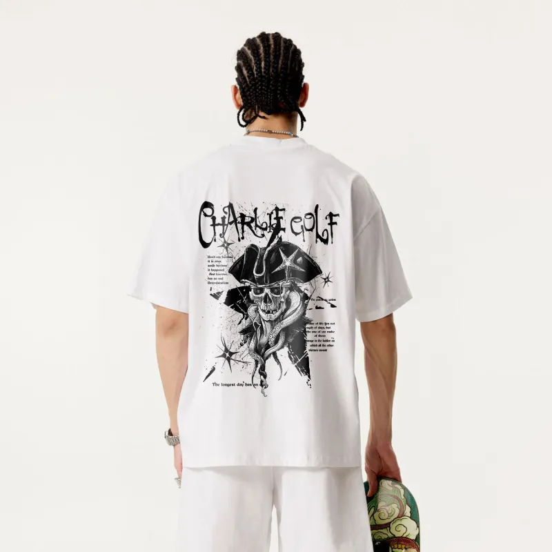CHARLIE GOLF T Shirt Unisex White-2