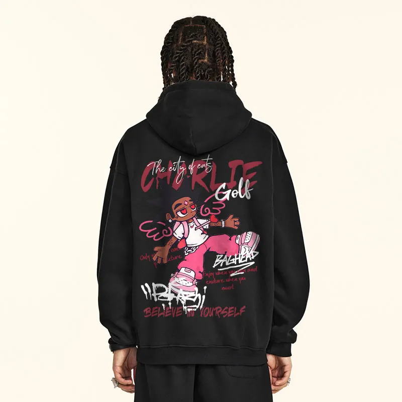 CHARLIE GOLF Sweatshirt Unisex Black-2