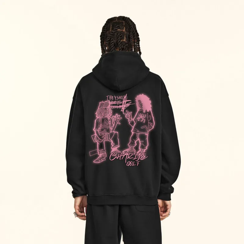 CHARLIE GOLF Sweatshirt Unisex Black-2