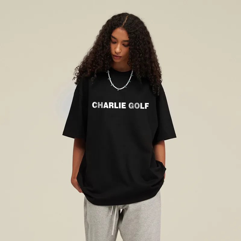 CHARLIE GOLF T Shirts Unisex-4