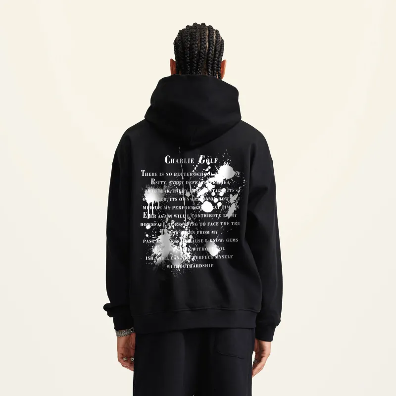 CHARLIE GOLF Sweatshirt Unisex White-5