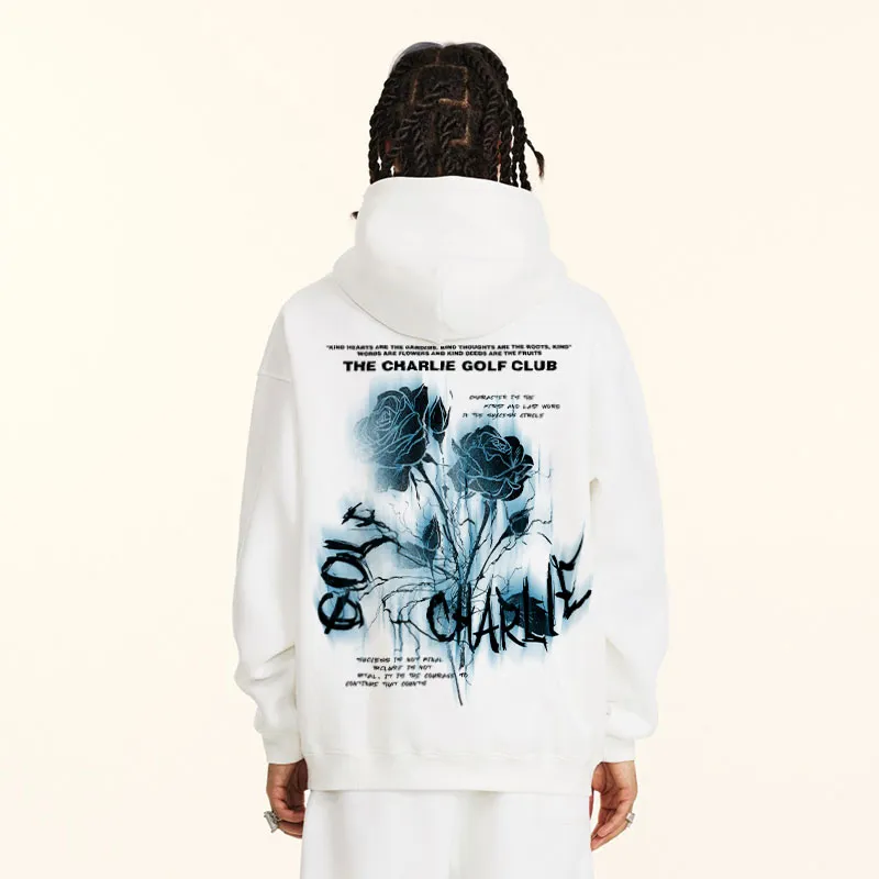 CHARLIE GOLF Sweatshirt Unisex White-2