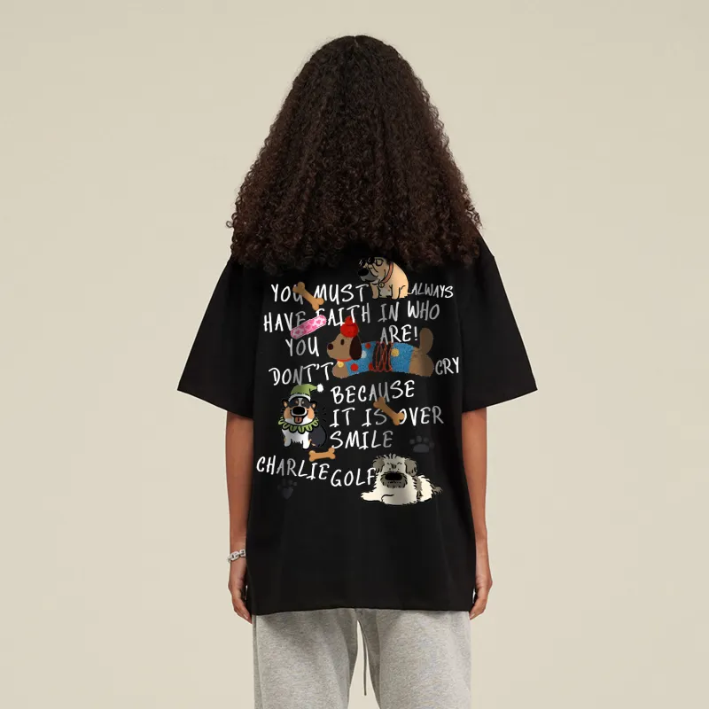 CHARLIE GOLF T Shirts Unisex-2