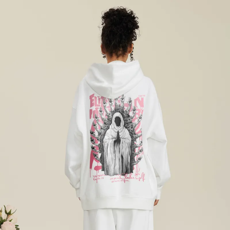 CHARLIE GOLF Sweatshirt Unisex White-2