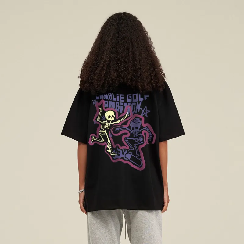 CHARLIE GOLF T Shirt Unisex Black-2