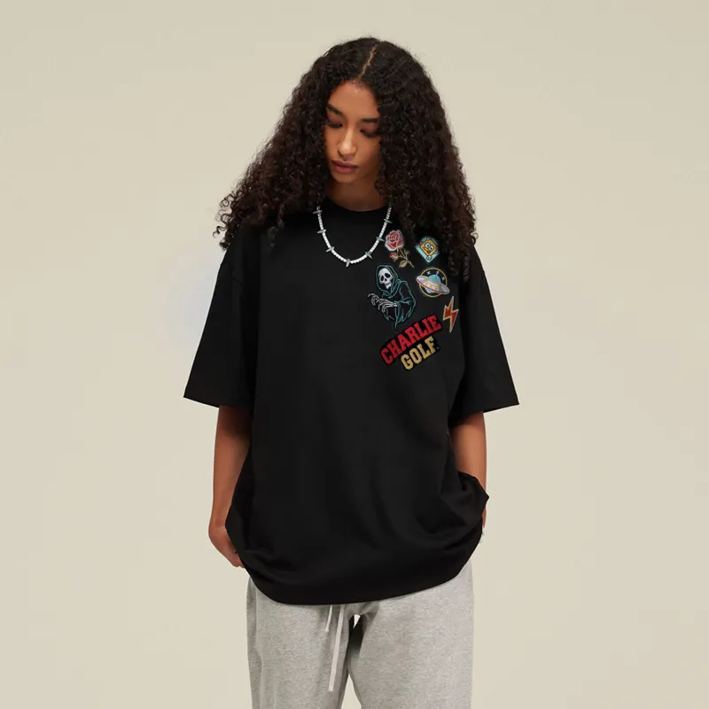CHARLIE GOLF T Shirts Unisex-2