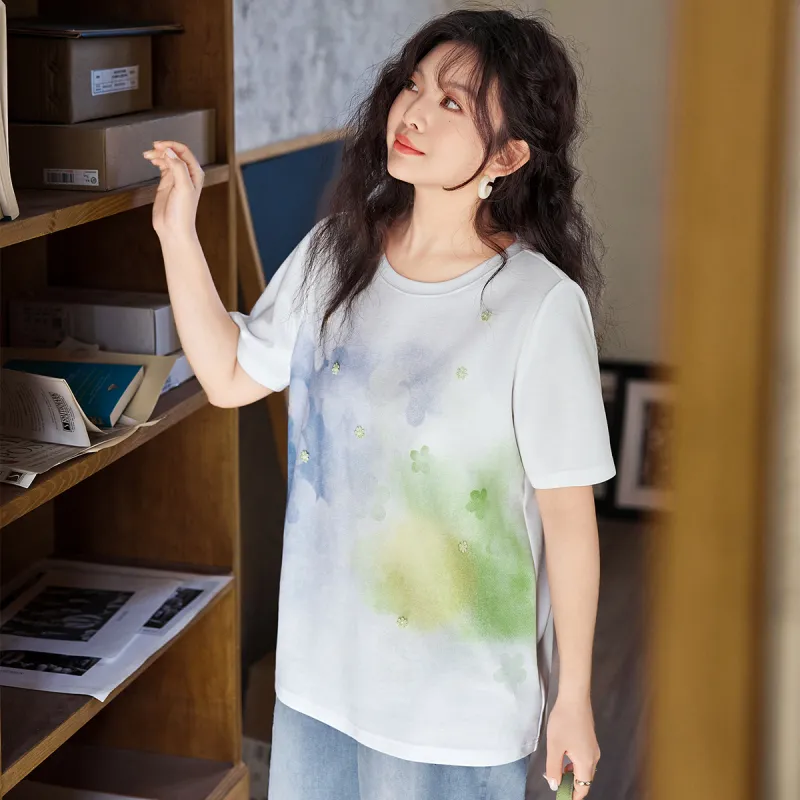 MSSHE T Shirts Women's Pure White-2