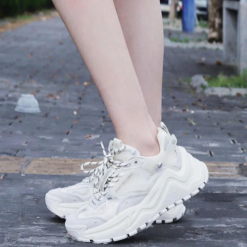Daisy Fellowes Space One Chunky Sneakers Unisex White-7