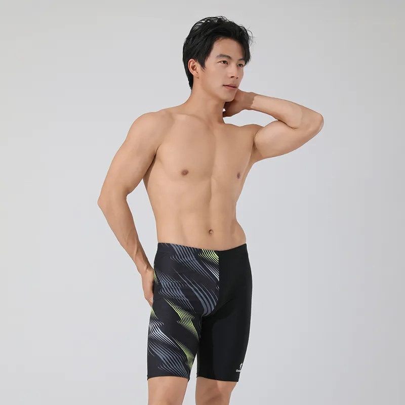 QIAODAN Mid Length Adults Swimming Shorts Men's-3