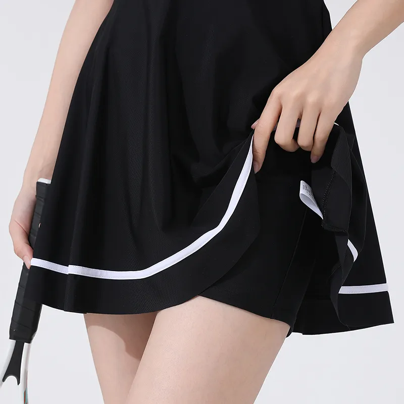 QIAODAN Adults One Piece Swim Dresses & Skirts Women's-13