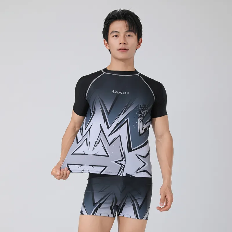 QIAODAN Men's Swimwear Men Black-3