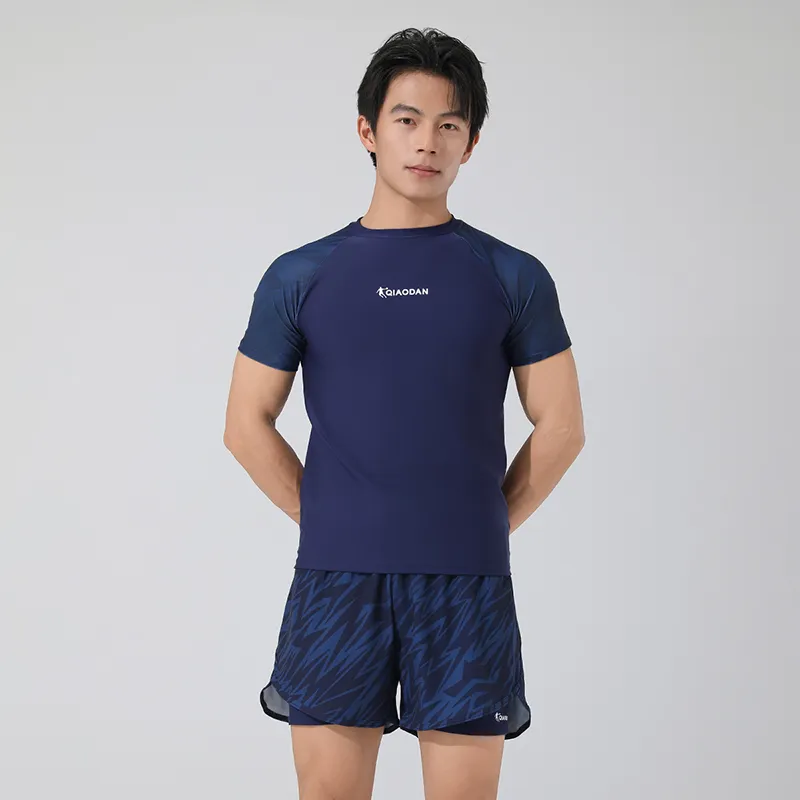 QIAODAN Men's Swimwear Men Dark Blue-2