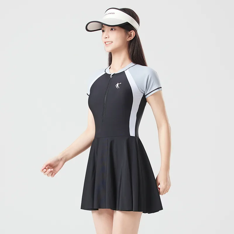 QIAODAN Skirted One Piece Swimsuit Women's-7