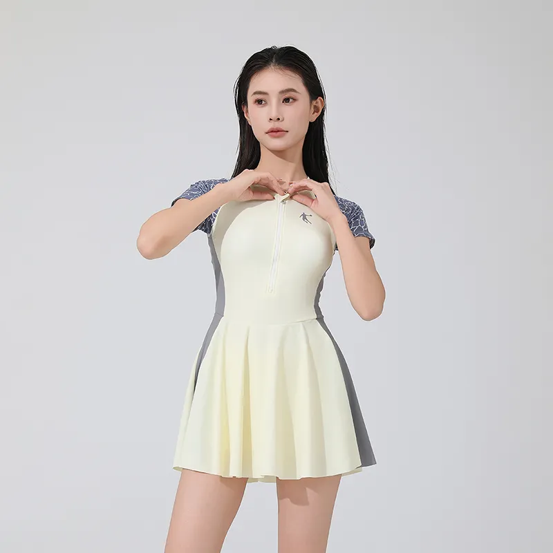 QIAODAN One piece Swimsuit Women's-5