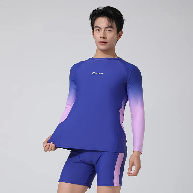 QIAODAN Men's Swimwear Men Gentian Violet-2