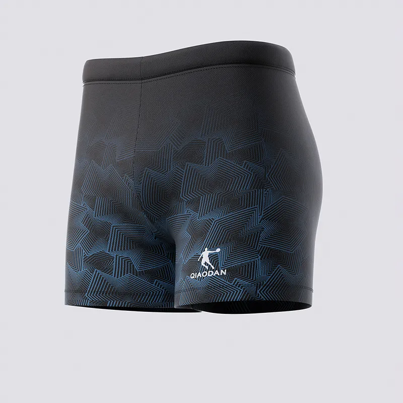 QIAODAN Adults Square Leg Swim Trunks Racing Swim Pants Men's-3