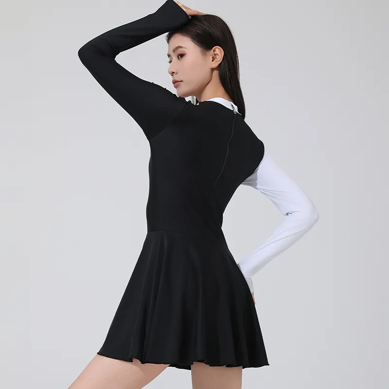 QIAODAN Adults One Piece Swim Dresses & Skirts Women's-3