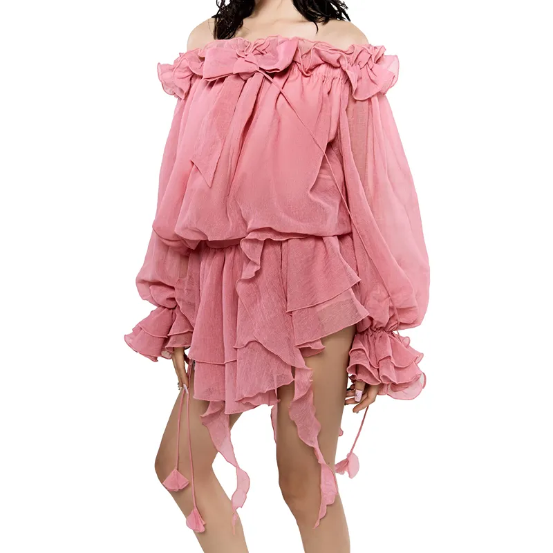 LSOUL Stacy Set Skirt Set Women's Pink-2