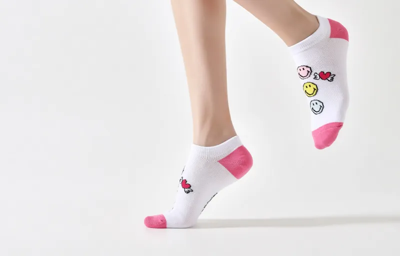 SMILEY Ankle Socks Unisex 3 Pack-3