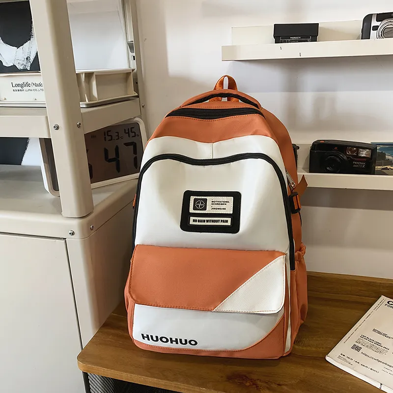 Yalu Nylon Backpack Unisex Multicolor-5