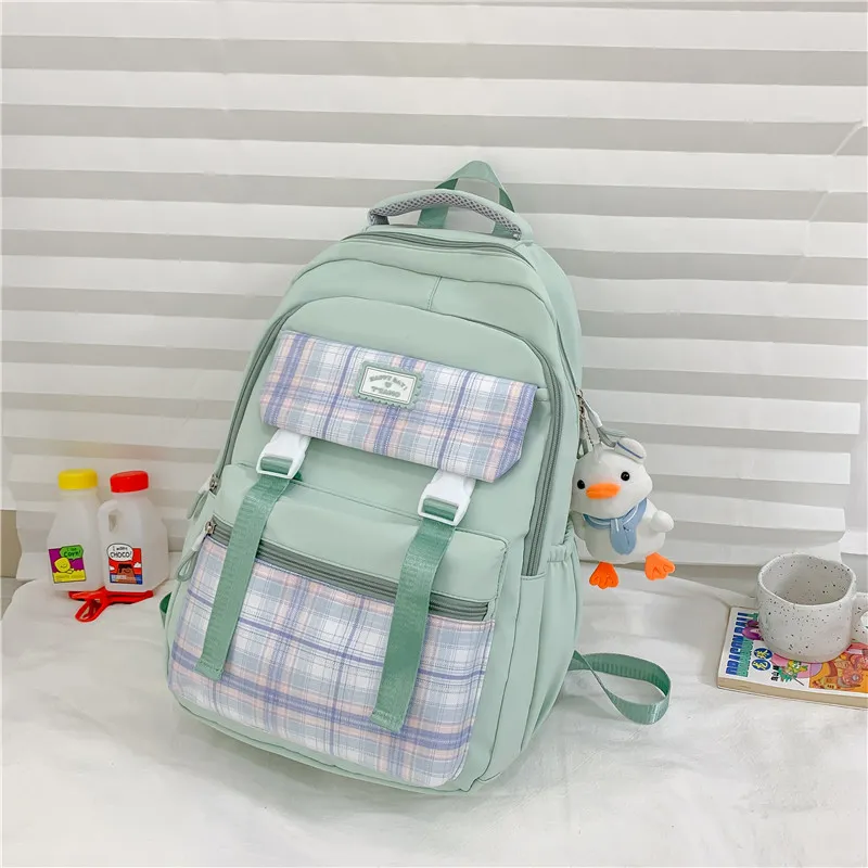 Yalu Nylon Backpack Women's Multicolor-2
