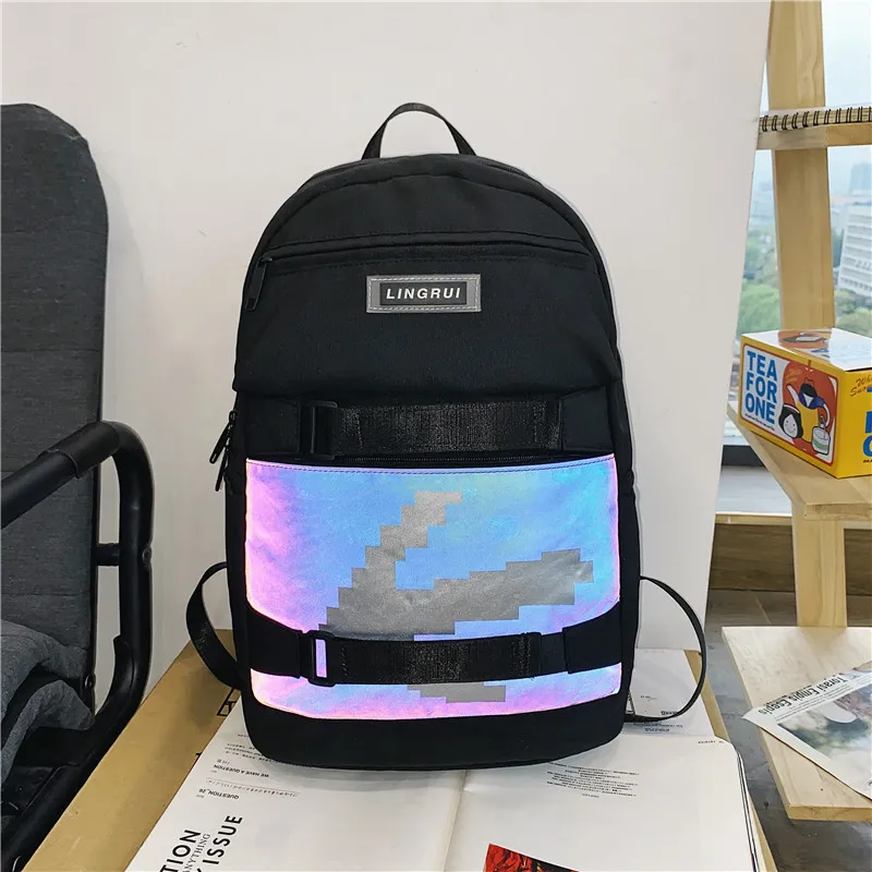 Yalu Oxford Backpack Unisex Multicolor-1