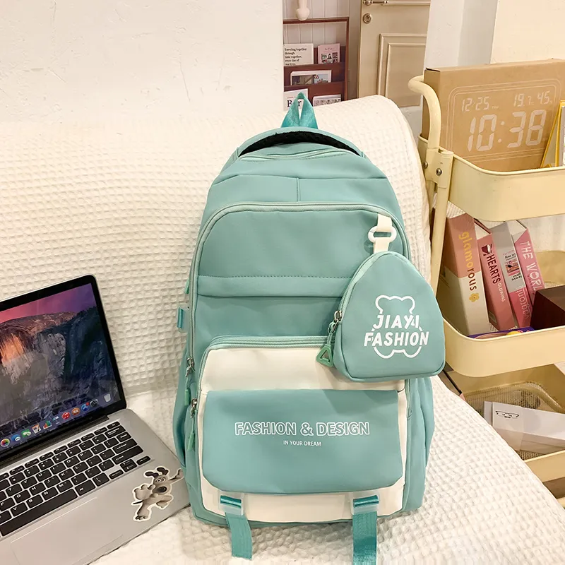 Yalu Nylon Backpack Unisex Multicolor-2