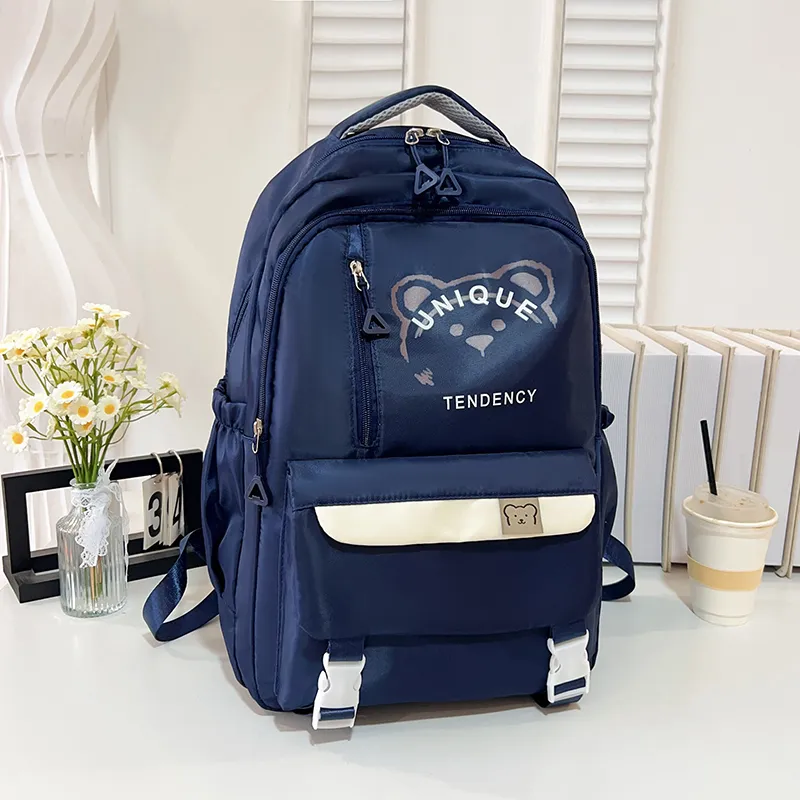 Yalu Nylon Backpack Unisex Multicolor-13