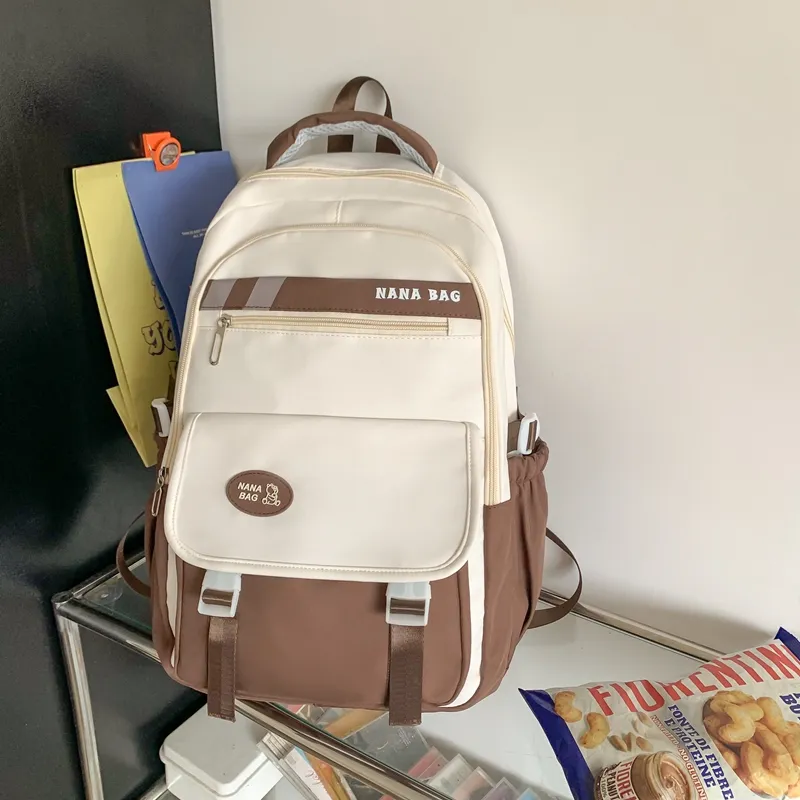 Yalu Nylon Backpack Unisex Multicolor-13