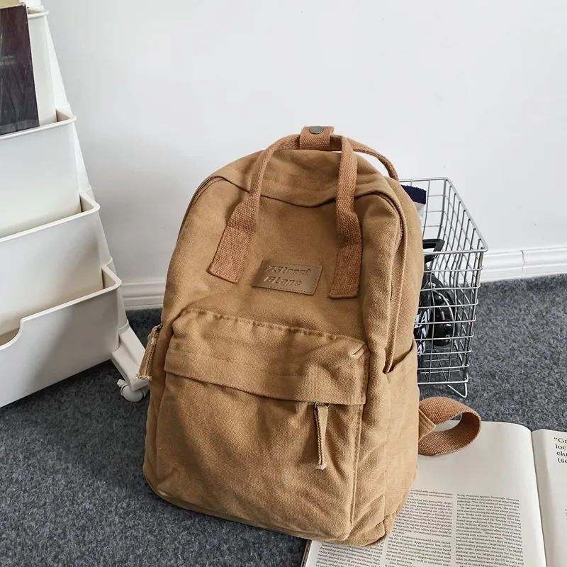 Yalu Canvas Backpack Regular Unisex Multicolor-5
