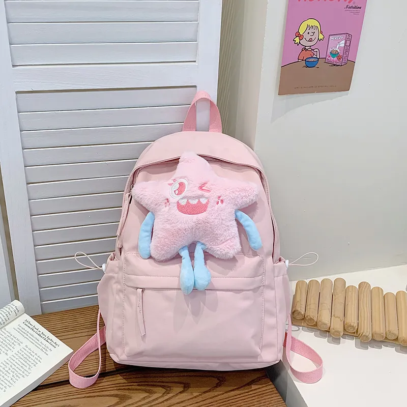 Yalu Nylon Backpack Regular Unisex Multicolor-7