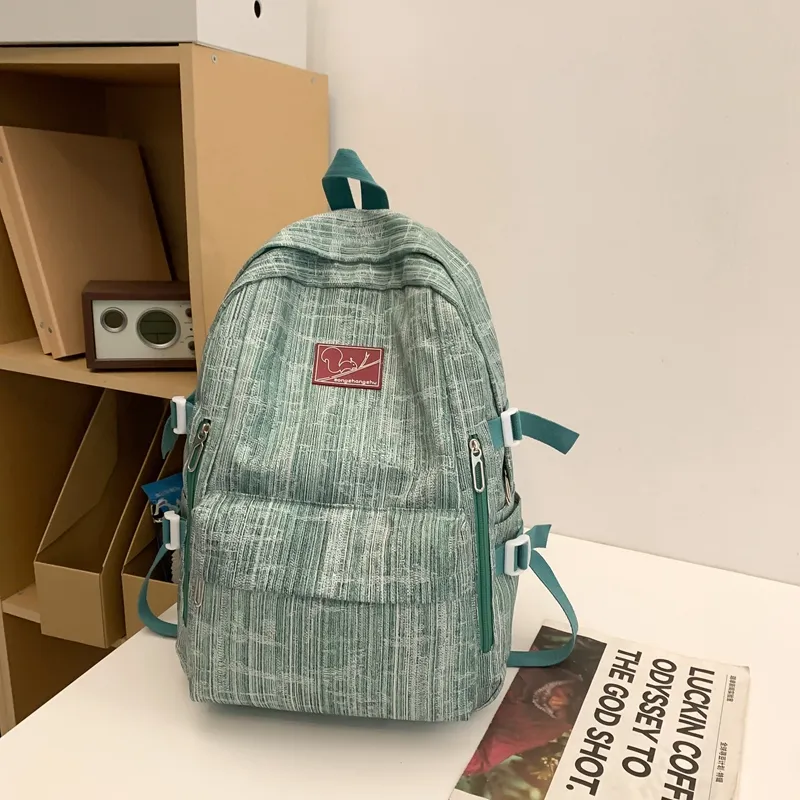 Yalu Nylon Backpack Unisex Multicolor-8