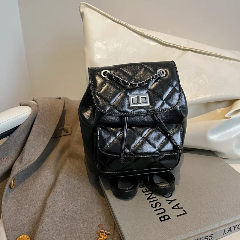 Yalu PU Backpack Unisex Multicolor-10